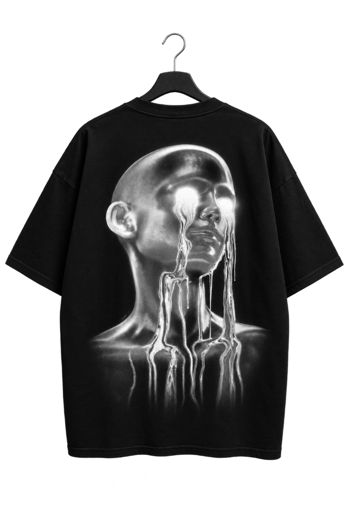 Playera Oversize Chrome Melting