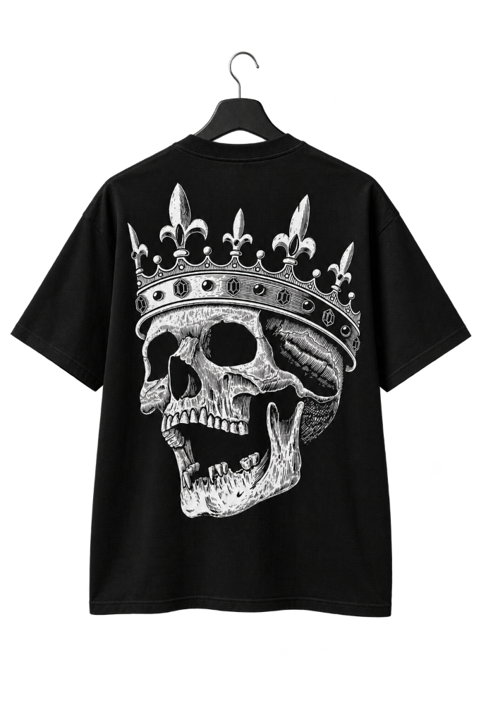 Playera Regular King Skull